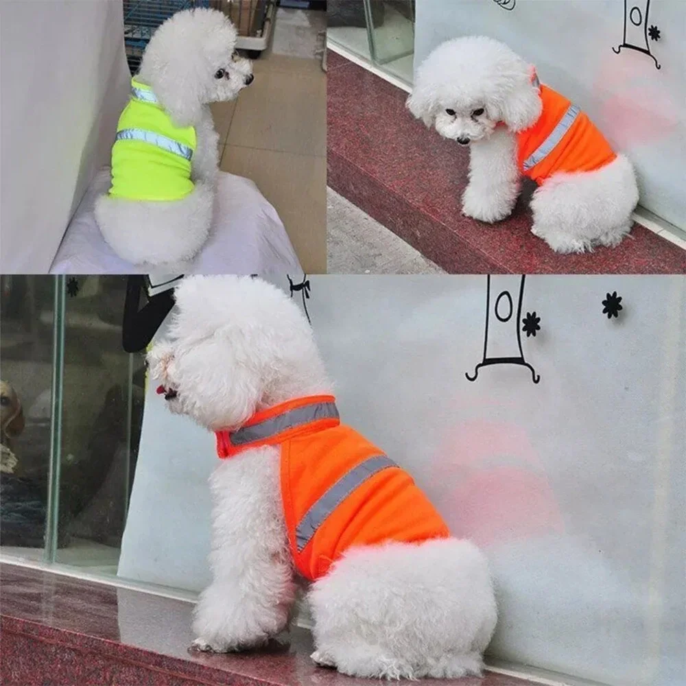 Hunting Dog Vest Pet Coat Parka High‎ Visibility Safety Orange Reflective M/L